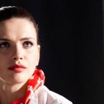 Actress Yulia Galkina on the set of “Vasilkov for Vasilisa”