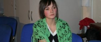 Алена Константинова в юности