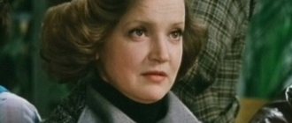 Anastasia Voznesenskaya in the film "Garage"