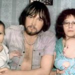 Andrey Chadov with his younger brother and parents