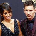 Антонелла Рокуццо и Лионель Месси