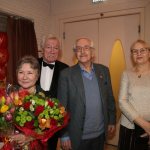 Aristarkh and Vasily Livanov with their wives