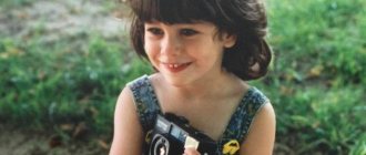 Blanca Suarez as a child