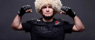 Боец MMA Хабиб Нурмагомедов