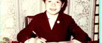 Будущий певец в детстве