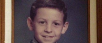 Chester Bennington as a child
