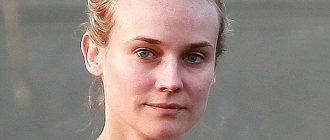 Диана Крюгер без макияжа