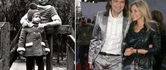 Dmitry and Inna Malikov in childhood and now