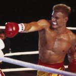 Dolph Lundgren as Ivan Drago (still from the movie &quot;Rocky 4&quot;)