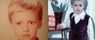 Eduard Shulzhevsky in childhood