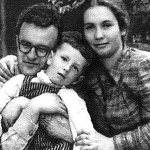 Георгий Свиридов с женой и сыном