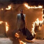 Stills from the movie Legion with Paul Bettany