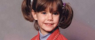 Kaya Scodelario as a child