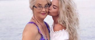 Kristina Oslina and her grandmother