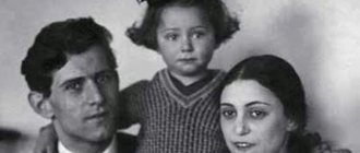 Maya Plisetskaya with mom and dad