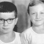 In the photo: The Samoilov brothers in childhood