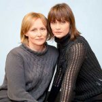 In the photo: the actor’s first wife with her daughter