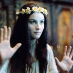 Natalya Varley as a witch in the film &quot;Viy&quot;