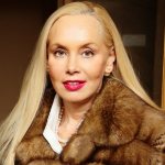 Нелли Кобзон в шубе