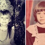 Oksana Lavrentieva in childhood