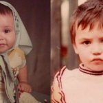 Ольга Серябкина в детстве