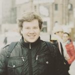 Pavel Komarov in his youth