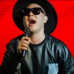 Singer Nikita on stage