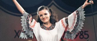 Певица Надежда Чепрага