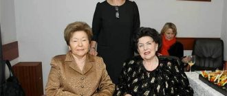 With Naina Yeltsina and daughter Olga