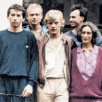 С однокурсниками Сергеем ШКАЛИКОВЫМ, Андреем СМОЛЯКОВЫМ и Михаилом ХОМЯКОВЫМ