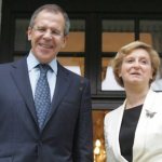 Сергей Лавров и Мария Лаврова