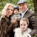 Сергей Мазаев, его жена и дети