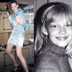 Svetlana Khodchenkova in childhood