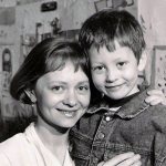 Татьяна Божок с сыном Сережей