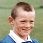 Wayne Rooney as a child