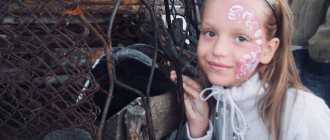 Василина Юсковец в детстве